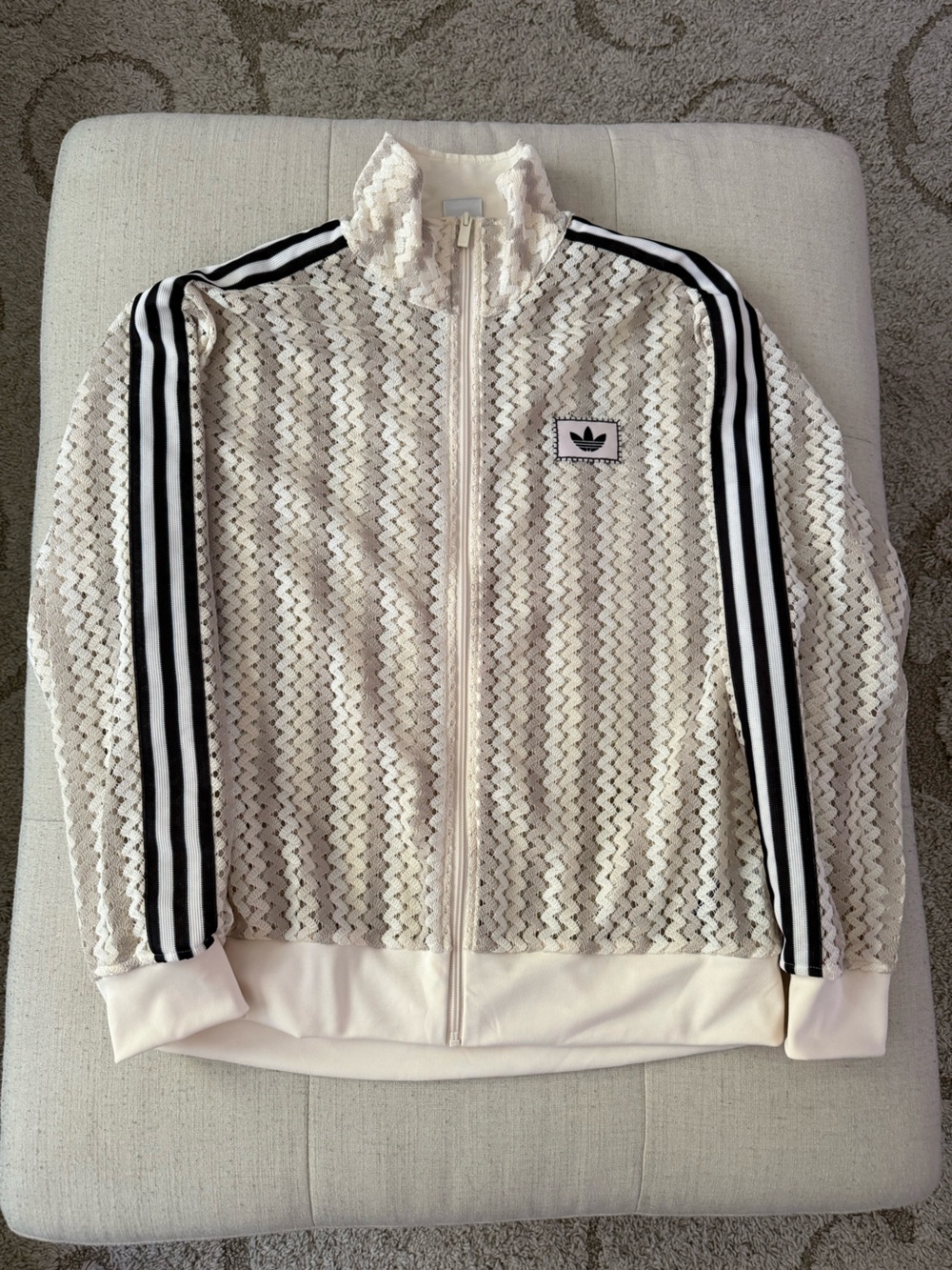 Adidas Originals Summer Glow Firebird Track Jacket SZ XL - Picture 6 of 12